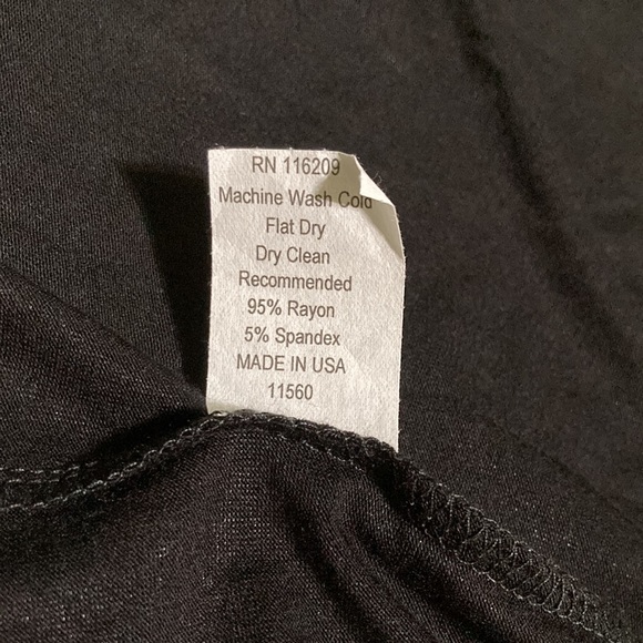 Velvet Torch Black Plunging Neckline Maxi Dress with Leg Slit NWT Size Medium - Picture 8 of 13